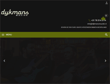 Tablet Screenshot of dijkmansmuziek.nl
